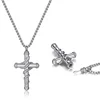 2024 New Luxurious Spoon Necklace Retro Snake Around Cross Stainless Steel Hollow Pendant Fashion Jewelry for Woman Man 5