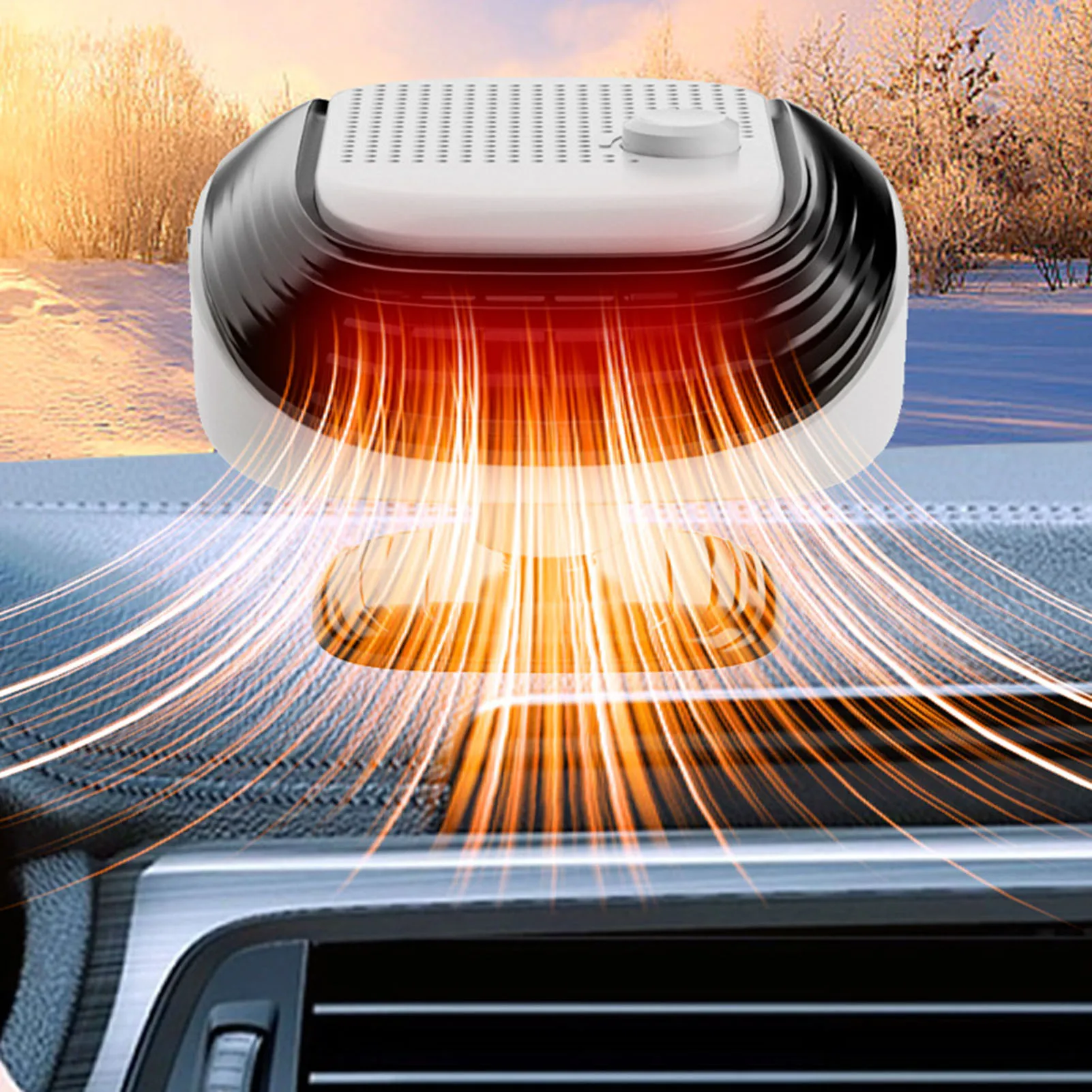 Car Heater 120W 360 Degree Rotatable Angle Adjustable Fast Heating Car  Defroster Defogger for Vehicle Car Heater