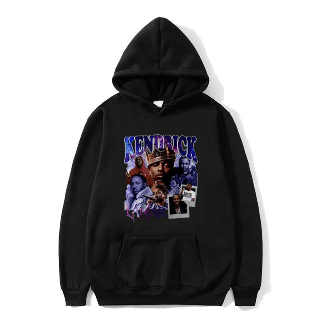 

Hot Rapper Kendrick Lamar Graphic Hoodie Men Women Hip Hop Rock Oversized Sweatshirt Male Fashion Casual Fleece Cotton Hoodies