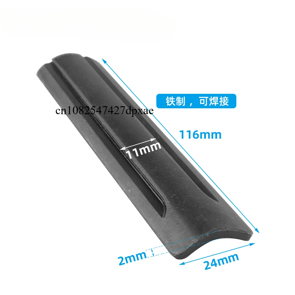Picatinny Rail Accessories Adjustable Rails Guide Rail Bracket 20/116mm Professional Steel Round Bottom Dovetail Rail Base 11mm Sight