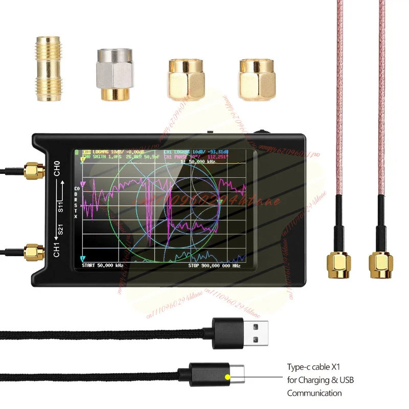 NanoVNA 벡터 네트워크 분석기, 안테나 분석기, 단파 MF HF VHF UHF Talent H4용