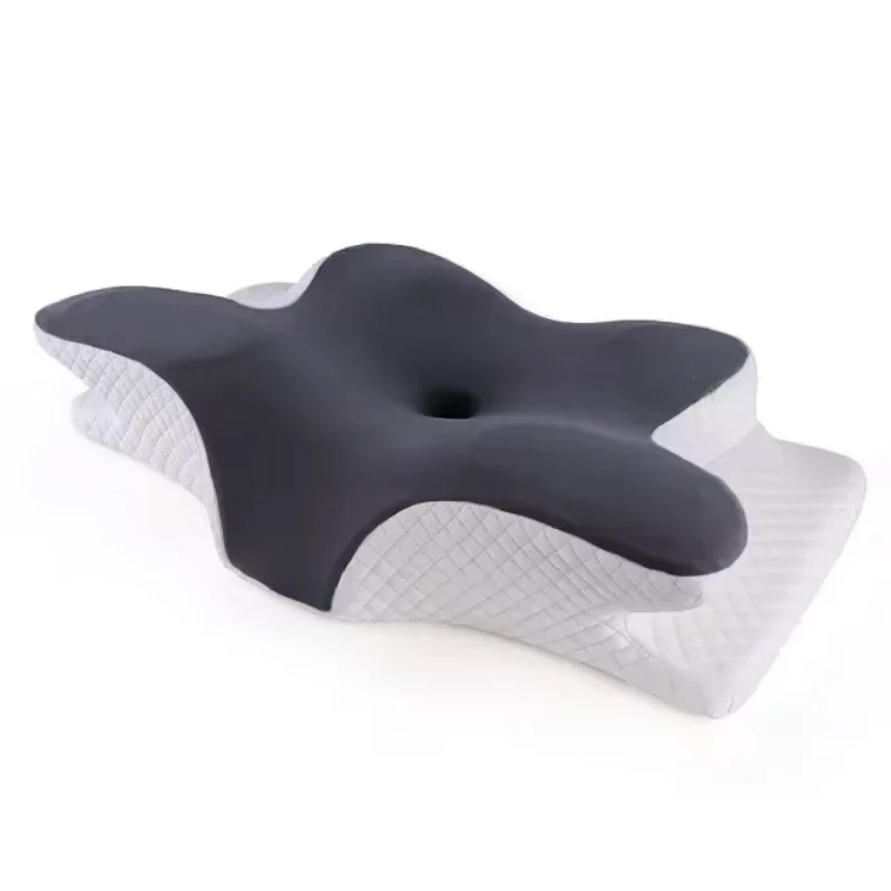 QIUBABYO Pain Relief Cervical Pillow for Neck Support Adjustable Ergonomic Pillow Cozy Sleeping Odorless Orthopedic Memory