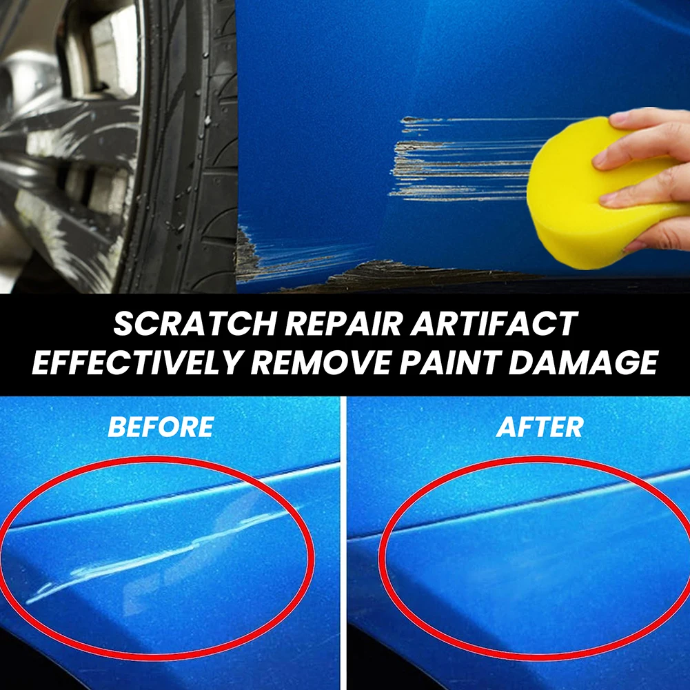 120ml Car Paint Protection Polishing Waterproof Automobile Glossy Shine Wax Anti-UV Car Paint Scratch Repair Cleaning Kit 2