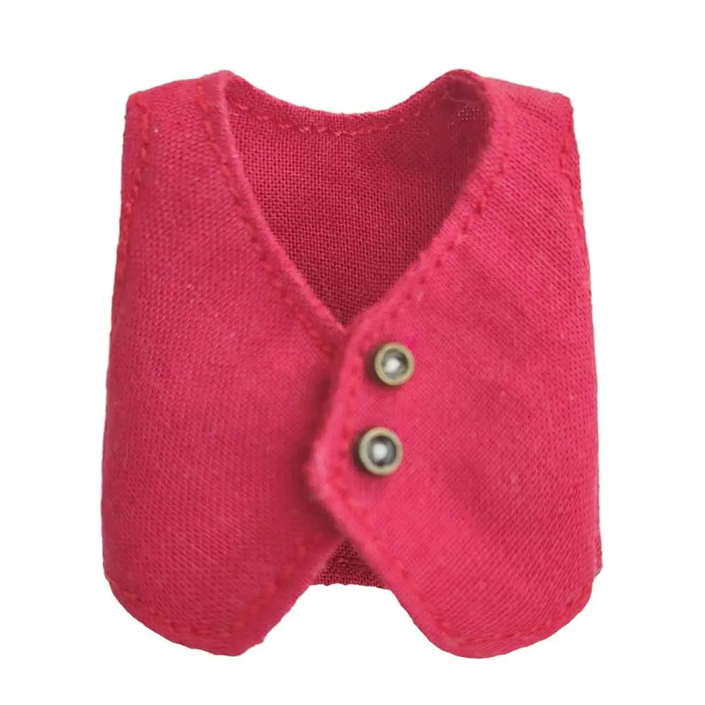 Ob11 Puppe Kleidung Mode Tops Gentleman Weste Jungen Mädchen Freizeit kleidung Hemden obitsu 11 Puppen Zubehör Kinderspiel zeug – Detail 6