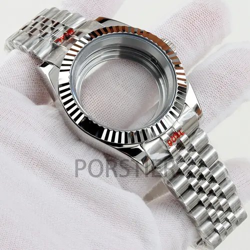 36/39mm Nh35 Watch Case 20mm Width Jubilee Strap Solid 316L Stainless Steel for Datejust NH35 Nh36 Movement 28.5mm Dial Parts - Image 21