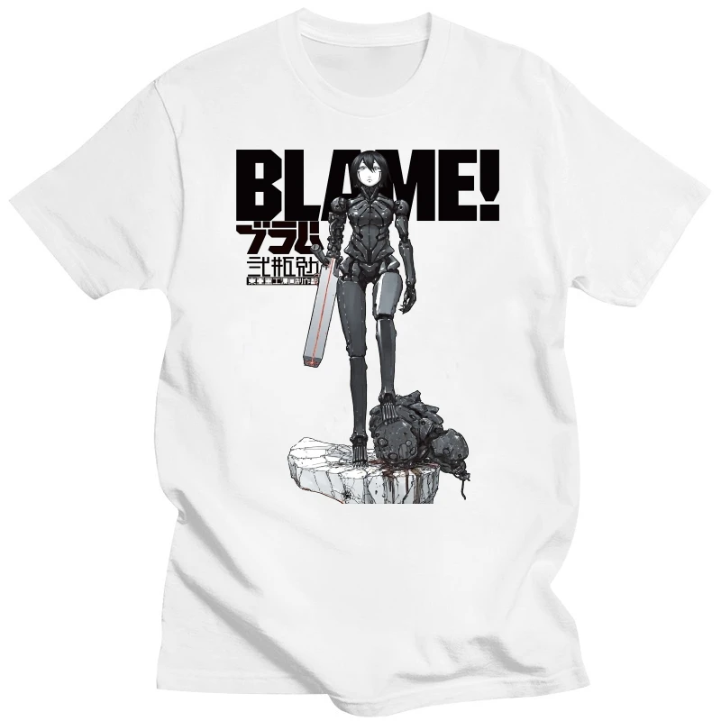Share 003 Magliette T-Shirt Hipster In Cotone Da Uomo Sidonia Manga Heavy Industries Nihei Tsutomu Anime Tshirt Manica Corta Tee Top