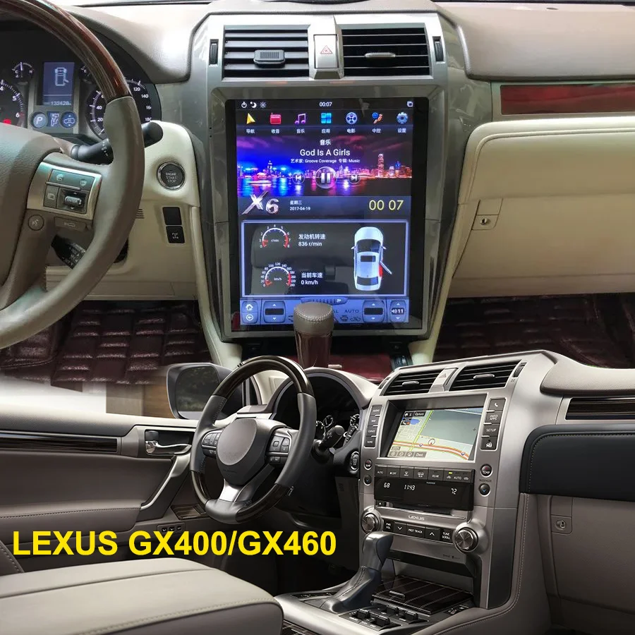 

Car Radio GPS Navigation PX6 15inch Tesla Screen Android Multimedia For LEXUS GX 460 2015 GX400 GX460 Stereo Bluetooth Head Unit