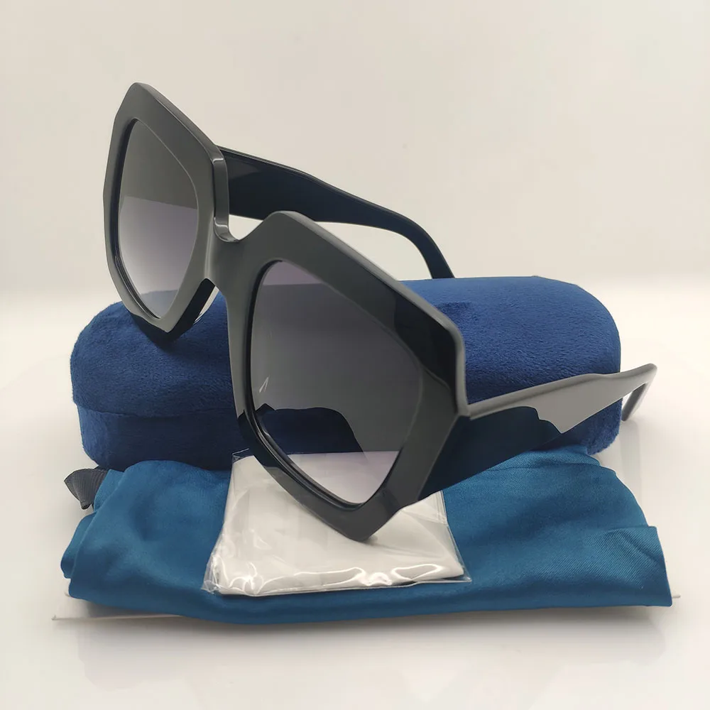 

Black Acetate Summer Hot Products Large PROTECT Sunglasses For Women Brand Designer Ladies Female Square For Sun Glasses UV400