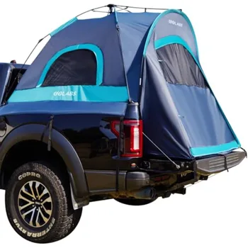 Truck Bed Tent for 5-6 Ft Bed 8-Minute Easy Setup by Pre-Assembled Design Waterproof PU2000mm 2-Person Portable with Extra Rain 1