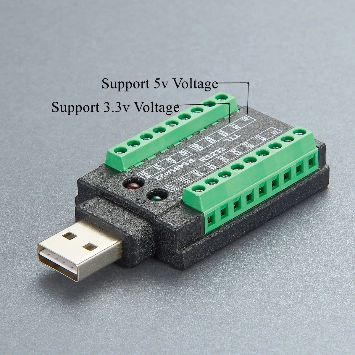 USB - 485 RS485/422/232/TTL 변환기 직렬 인터페이스(FT232RNL 칩 포함) 4 in 1 직렬 어댑터(FTDI 칩 포함)