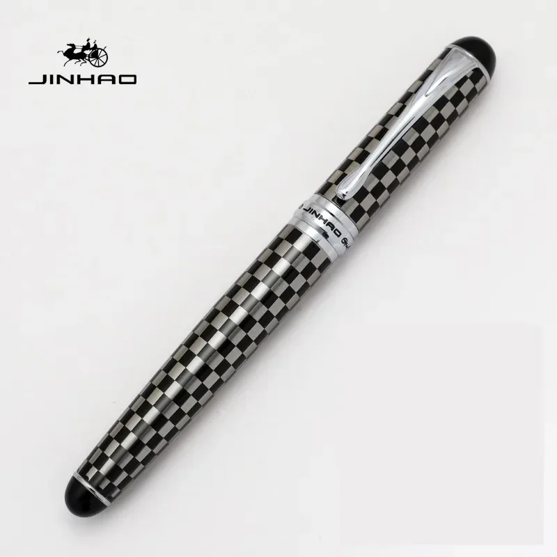 Jinhao 750 Rollerball Kugelschreiber Set - 2 Stück Silber & Gold