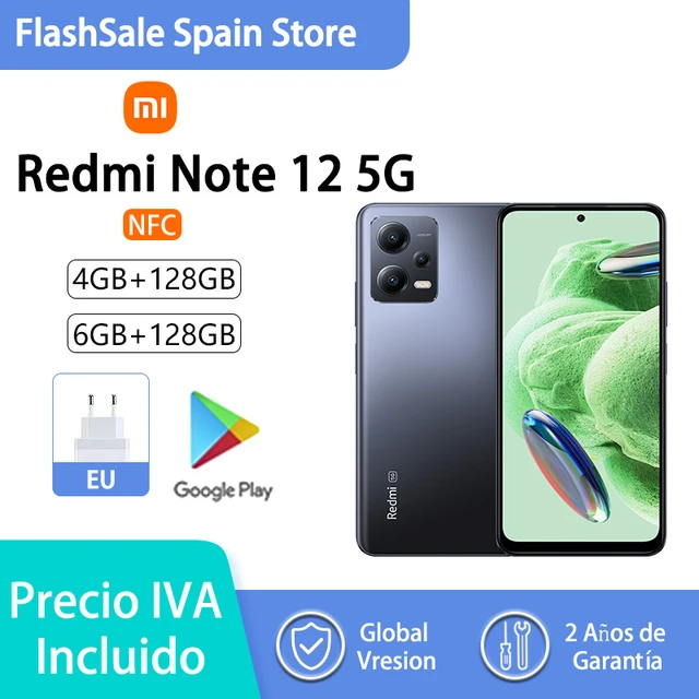 Xiaomi Redmi Note 12 5G NFC AMOLED DotDisplay 6,67 120 Hz Snapdragon®4 gen  1 eight core CPU 48 MP 5000 mAh fast charging 33 W Global edition -  AliExpress
