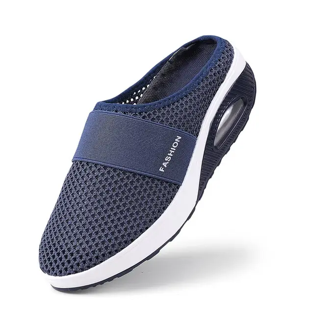 편안함과 스타일을 모두 갖춘 레이스 없는 스니커즈