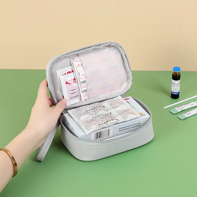 Portable Medical Bag Travel Bag Large Capacity Medicine Storage Box Household Emergency Medicine Reserve First Aid Kit