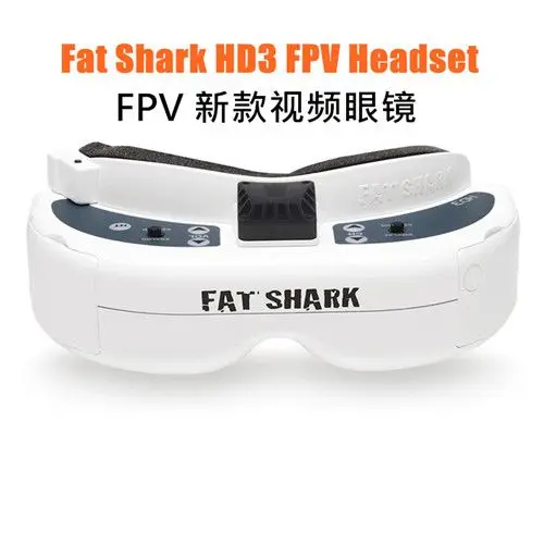 

Fatshark Fat Shark Dominator HD3 HD V3 4:3 FPV Goggles FPV Video Glasses Headset with DVR