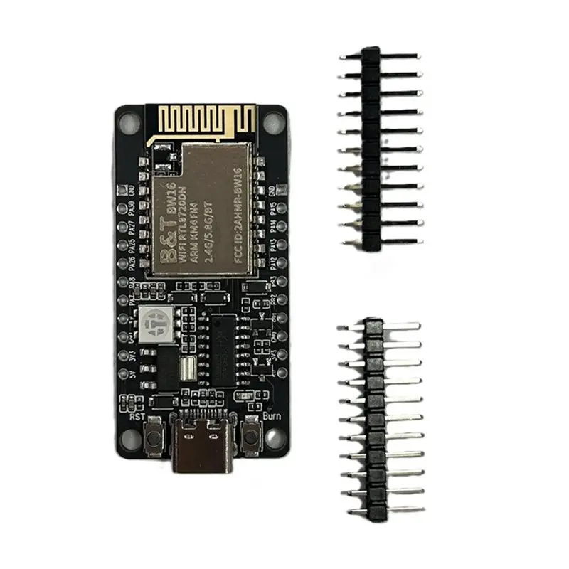 BW16-Kit 개발 보드 듀얼 밴드 2.4G 및 5G Wi-Fi 저전력 블루투스 BLE 모듈(납땜되지 않음)