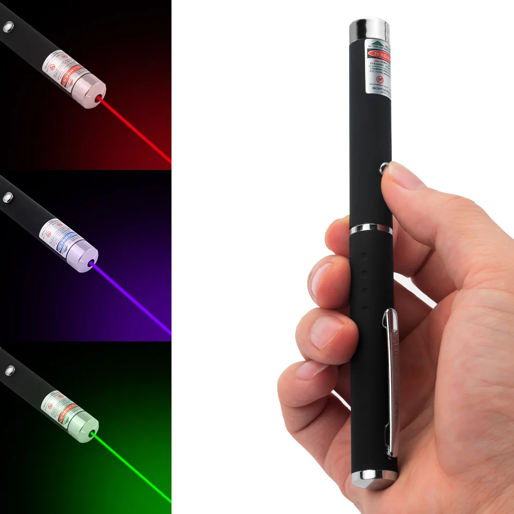 

Laser Pointer 4mW High Pointer Laser Meter Pet Cat Toy Light Sight 530Nm 405Nm 650Nm Power Red Dot Office Interactive Laser Pen