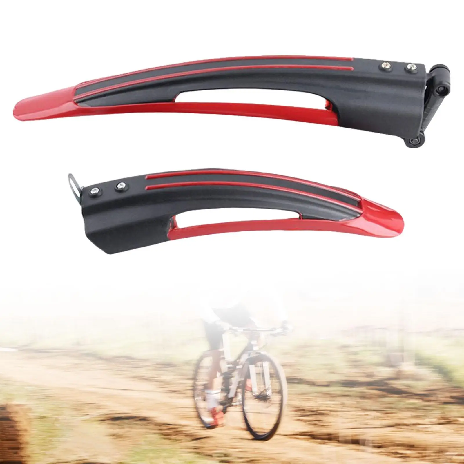 Mountain Bike Fenders Bike Fenders Set for Mountain Road Bike Cycling Tire Protection Replaces Mud Flaps Front/Rear Mudguards