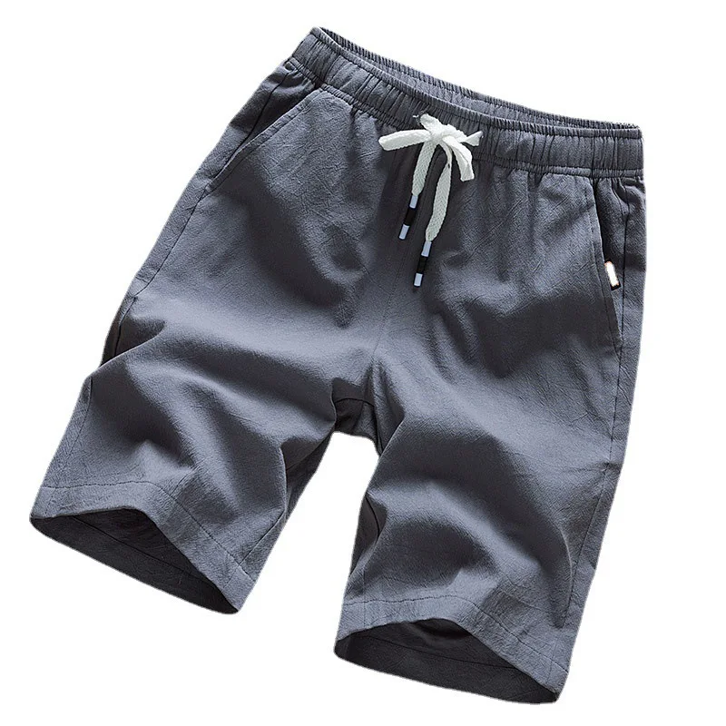 Summer Men'S Large Size Casual Shorts Beach Pants Running Sport Straight Short Pants Male Thin Sweatpant Leisure Loose Shorts 6