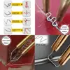 Automotive Plastic Repair Welding Nail 3000PCS/1200PCS/600PCS Pre Cut Wave Staples Bumper Repairs Hot Stapler Plastic Welders 4