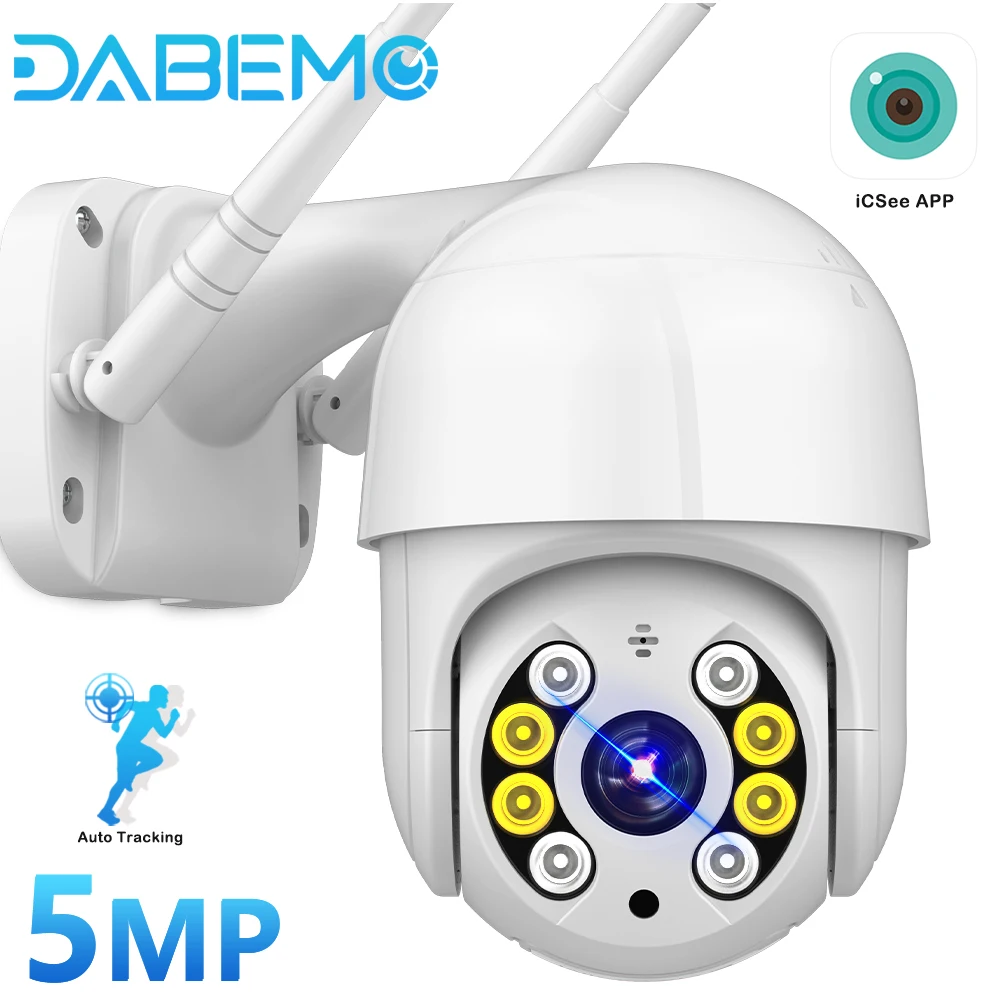 4K 8MP Wireless IP Camera Outdoor Security Wifi PTZ 5MP HD Auto Tracking Video Surveillance CCTV P2P Onvif iCsee | Безопасность и