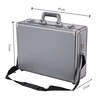 Complete Tool Box Multi-purpose Hard Aluminum Organizer Suitcase Tool Electricians Accessories Parts Storage Case Set with Lock 5