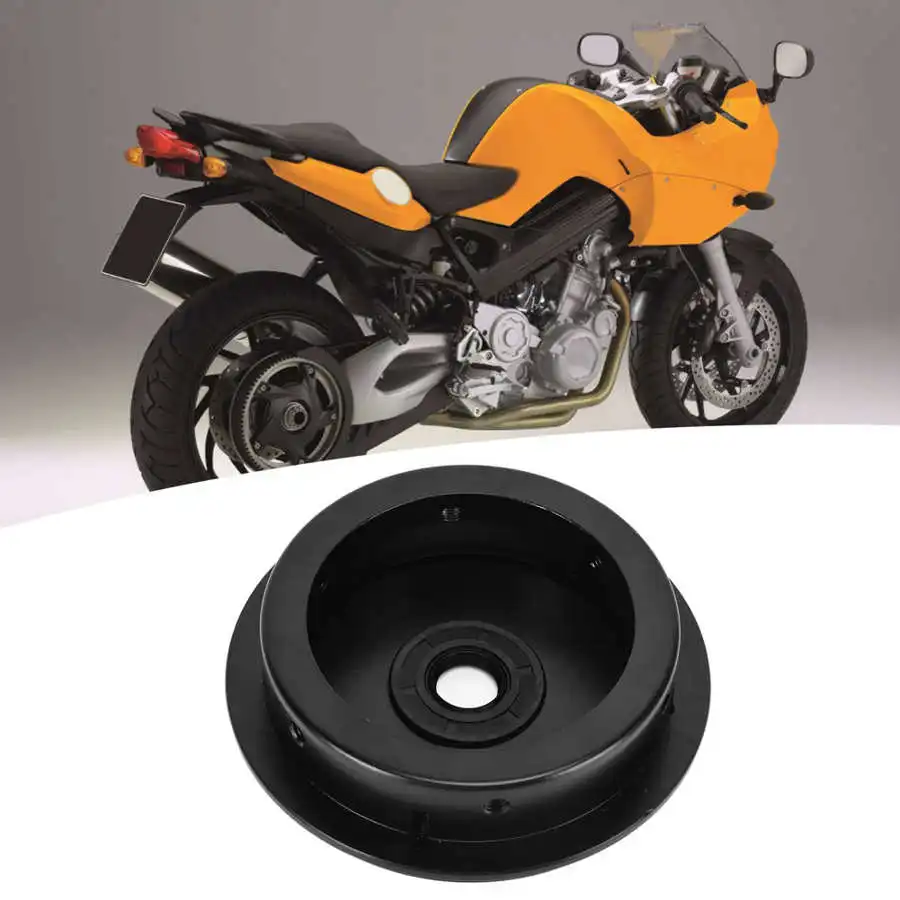 13cm Motorcycle Rear Drum Brake Flange Black for YBR CG GN GS Engine GY6 125 150