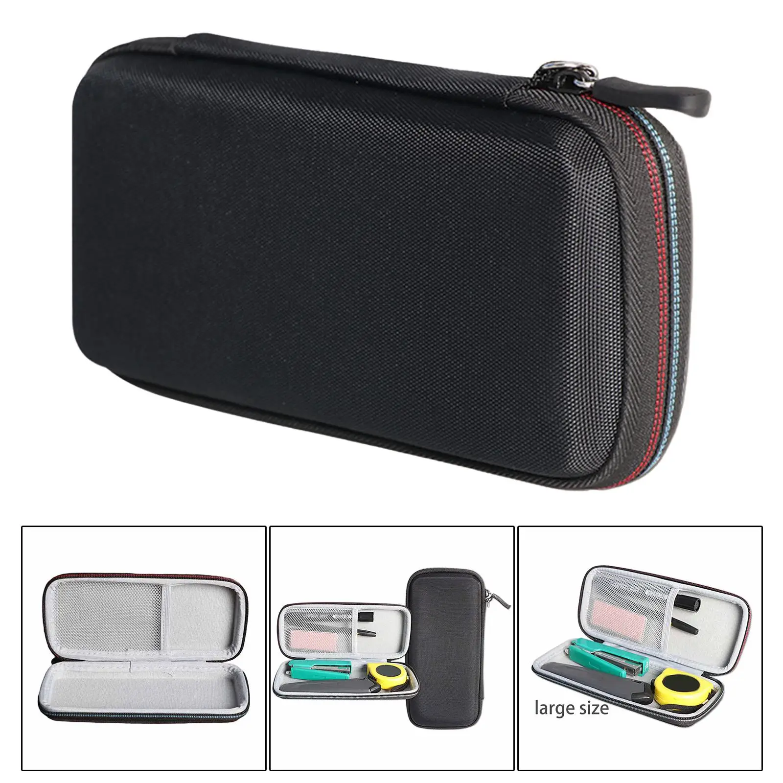 Hard Storage Case Multifunctional with Zipper Portable Protection EVA Storage Bag for Electronic Accessories Small Tools Hard Storage Case Multifunctional with Zipper Portable Protection EVA Storage Bag for Electronic Accessories Small Tools