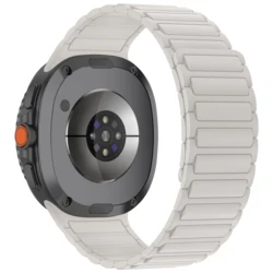 Magnetic Silicone Watch Strap Bracelet - Galax Watch 8 44mm (Starlight)