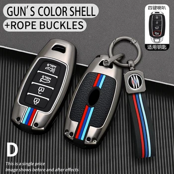 Nuova custodia per chiave auto per Hyundai Veloster N Encino 2020 Venue Sel 2020 Santa Fe Kona Ev Holder custodia protettiva portachiavi