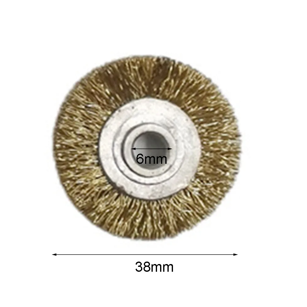 Se063f33c95cc4f39857dad767dac3b03k Wire Wheel Brush Flat Crimped Stainless Steel 38mm 50mm 65mm 75mm For Angle Grinder Shank Wire Wheel For Drill Attachment
