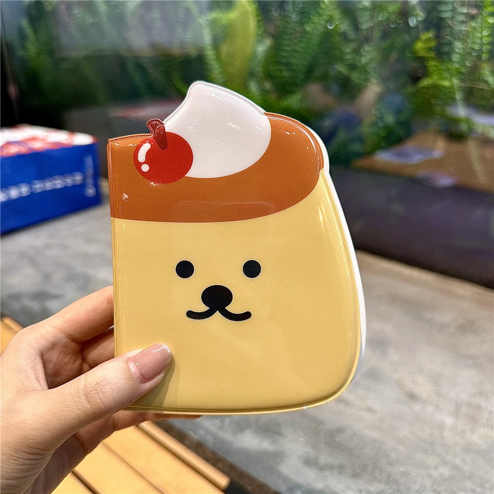 

INS Creative Photo Album 3 inch Cute Pudding Photo Album 40 Card Slot Kpop Idol Photo Card Collect Book Pictures Storage Books