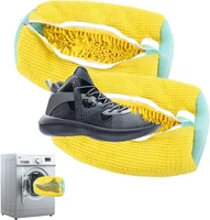 1PCS Shoe Wash Machine Bag, Shoes Laundry Bag Shoe Wash Bag for Washing Machine, Reusable Zipper Shoe Washing Bag, Remove Dirt 1