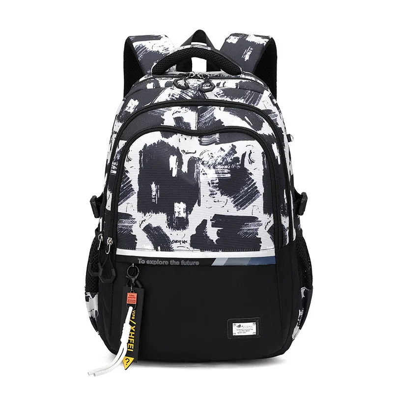 Graffiti School Bags for Teenage Boys High Middle School Students Schoolbag Outdoor Travel backpack Big Student Laptop Backpack 3