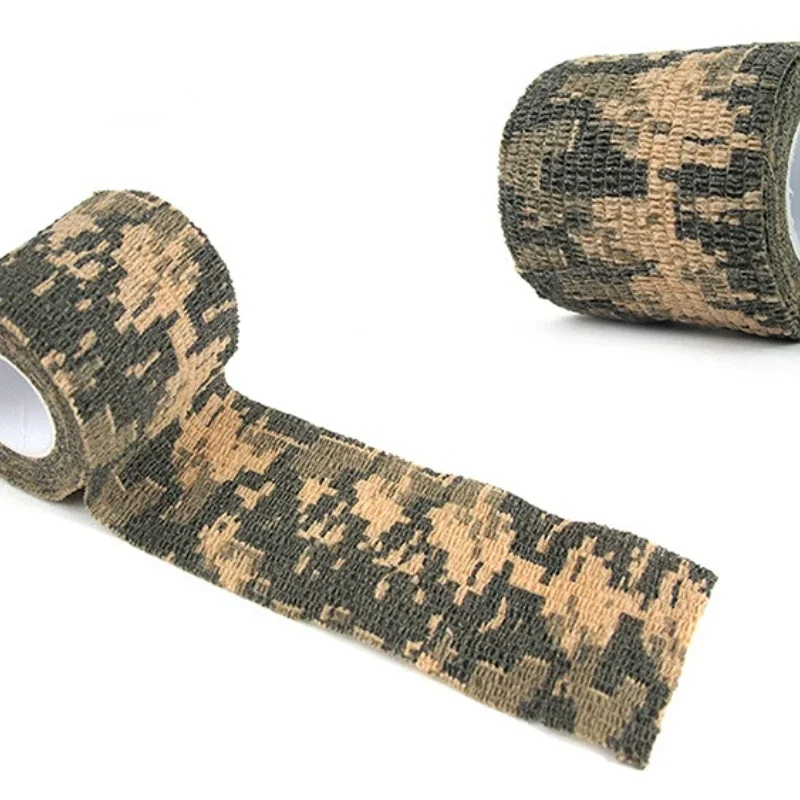 

Elastic Wrap Tape Army Adhesive Outdoor Hunting Camouflage Stealth Tape Waterproof Wrap Durable Self Adhesive Elastic Bandage