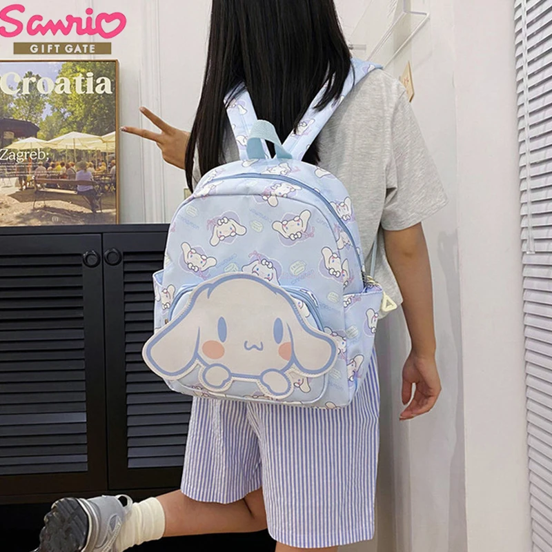 

Cartoon Sanrio Children'S Backpack Kuromi Cinnamoroll Design Creative Student Schoolbag Large Capacity Stationery SchoolSupplies