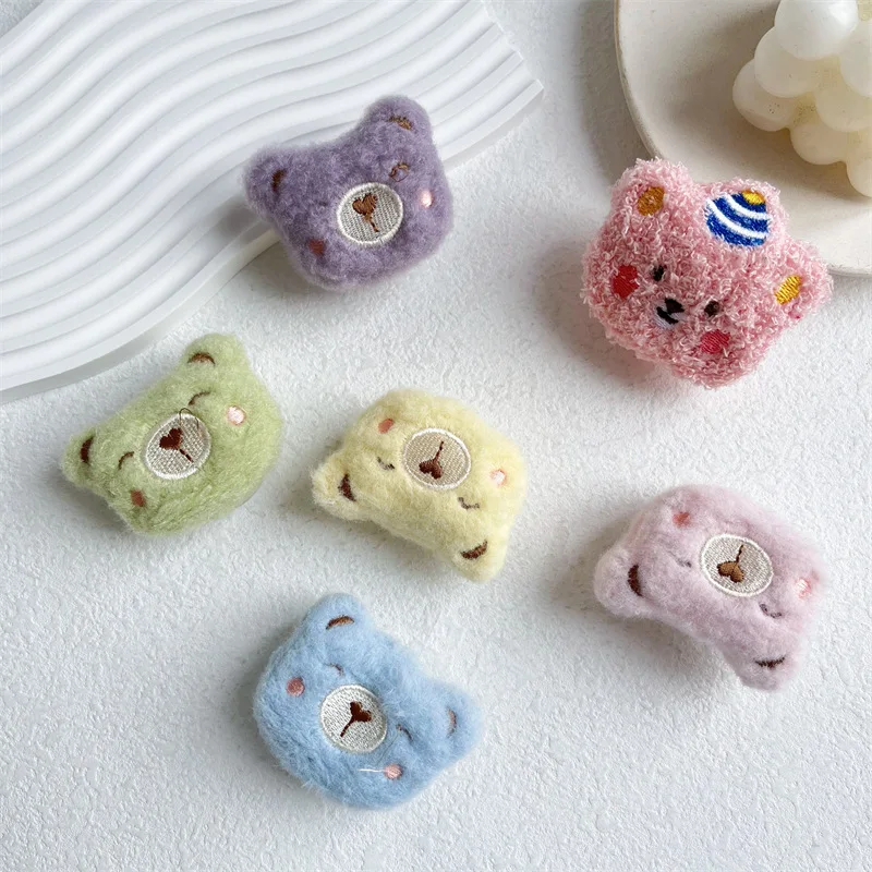Adorable Fluffy Cartoon Plush Phone Holder and Grip Stand