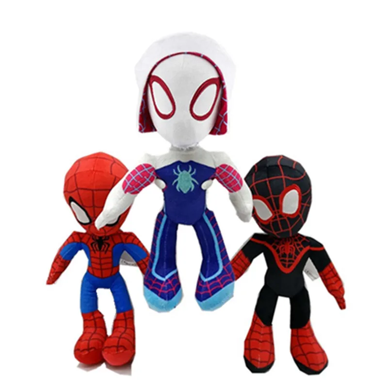 Anime Marvel Spider Man Plush Doll Kawaii Cartoon Sweater Hoodie Peluche  Cute Stuffed Toy Soft Pillow Room Decor Birthday Gifts - AliExpress