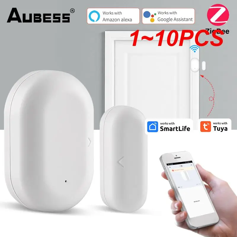 

1-10 шт., беспроводной детектор окон и дверей