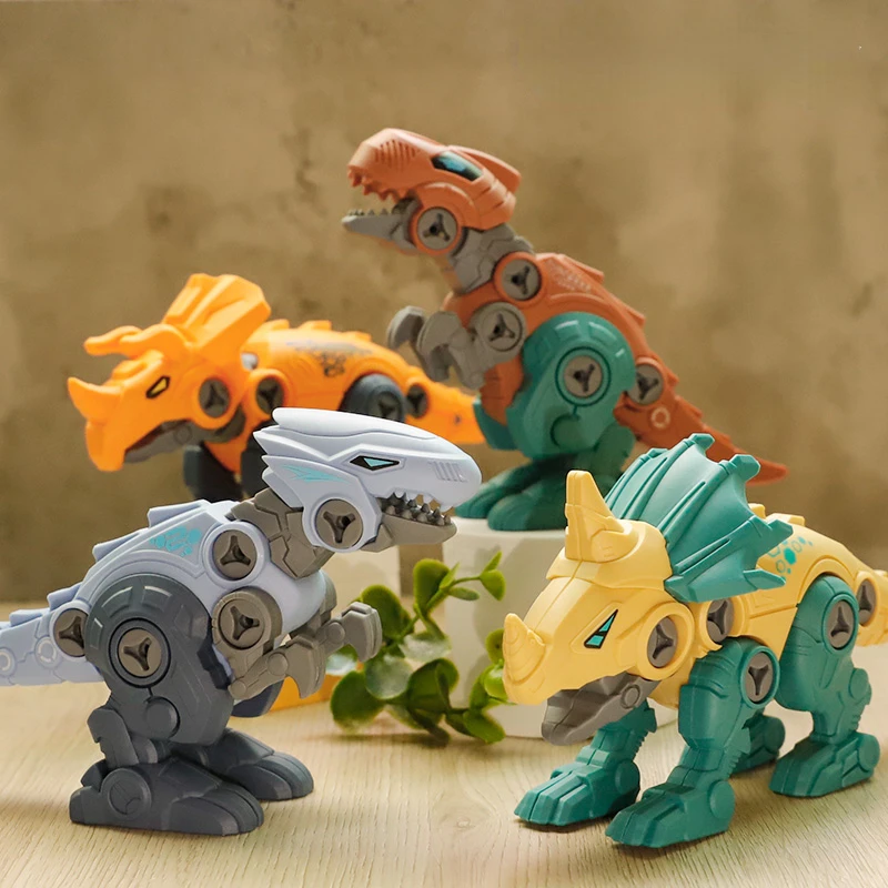 Tanio DIY demontaż montaż zestaw dinozaurów zabawkowych dla dzieci dzieci