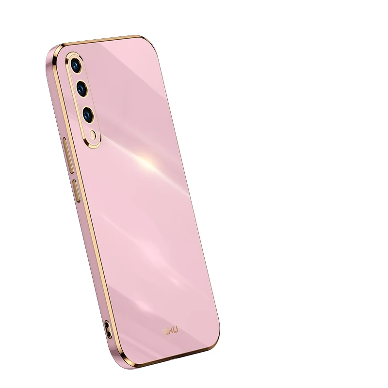 Luxury Square Plating Shockproof Soft TPU Silicone Case