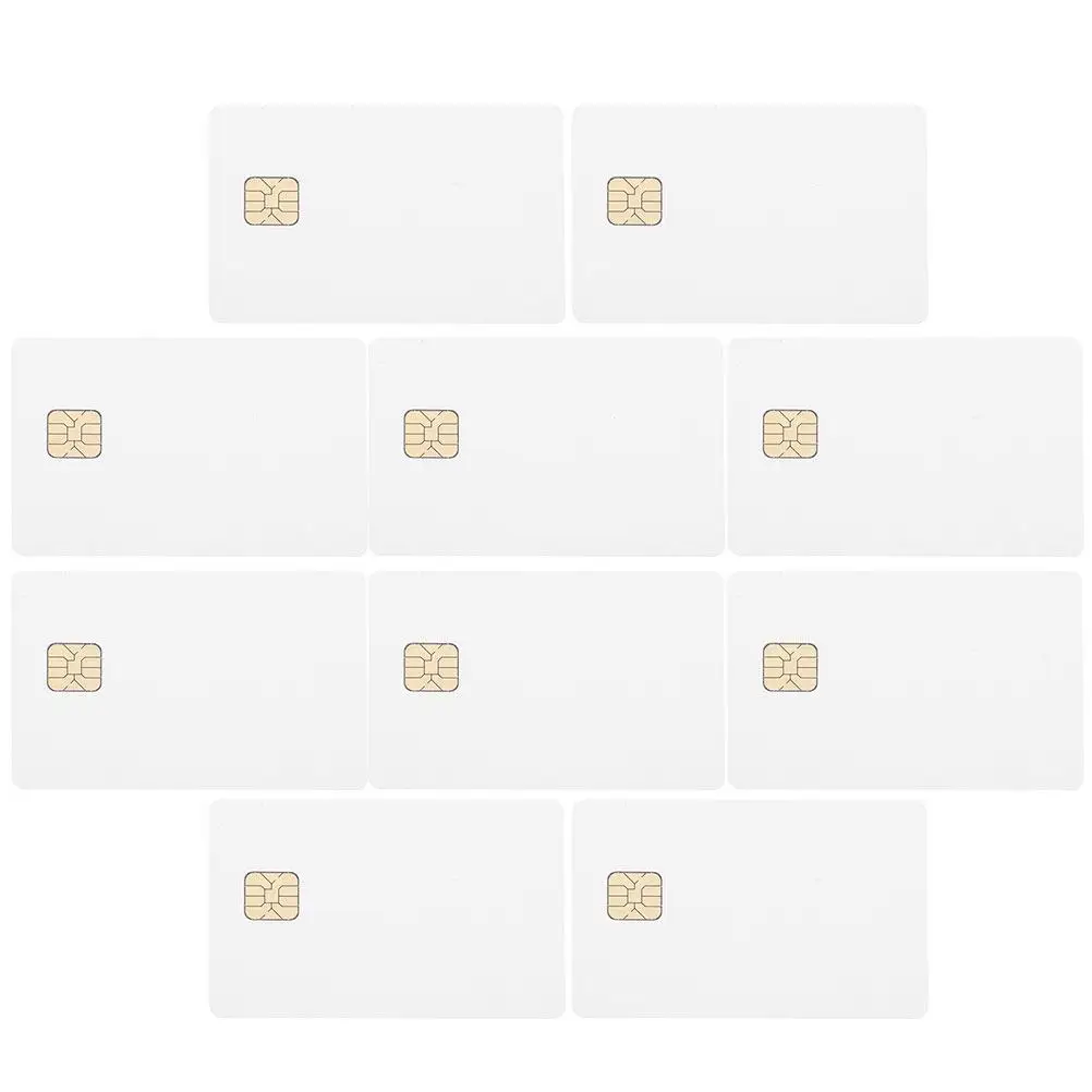 20 Pcs Access Control System Ic Card Blanks Cards Chip Contact Credit for Lock Pvc with