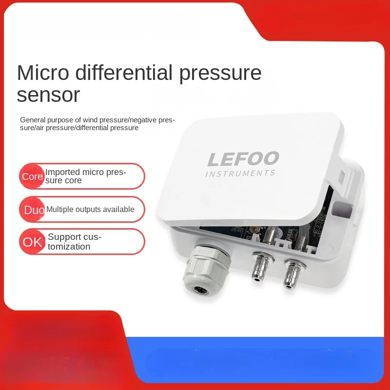 

Micro-Differential Pressure Sensor Wind Air Pressure Differential Pressure Transmitter Fan