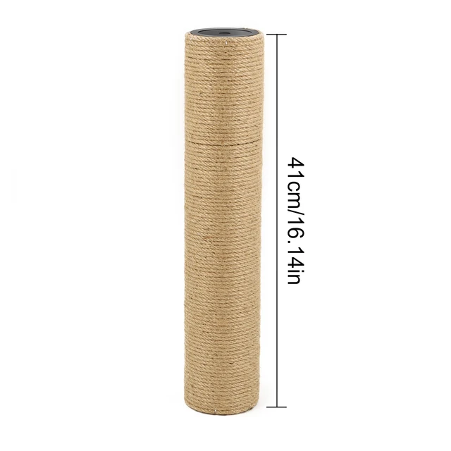 Cat Scratching Post Replacement Natural Sisal Spare Extension Scratch Post for Cats Tree Pole Parts Hemp Rope Scratcher Climbing 5