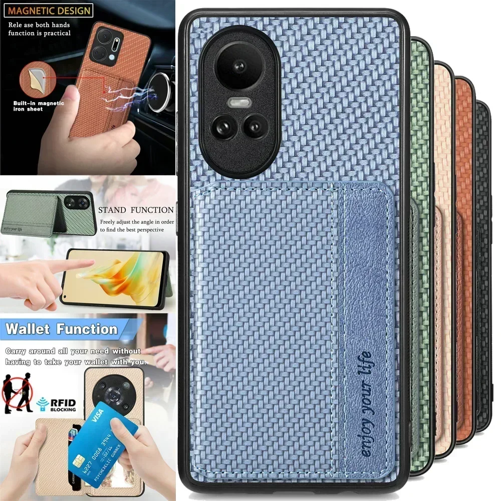 Leather Card Back Phone Case Cover - Premium Protective