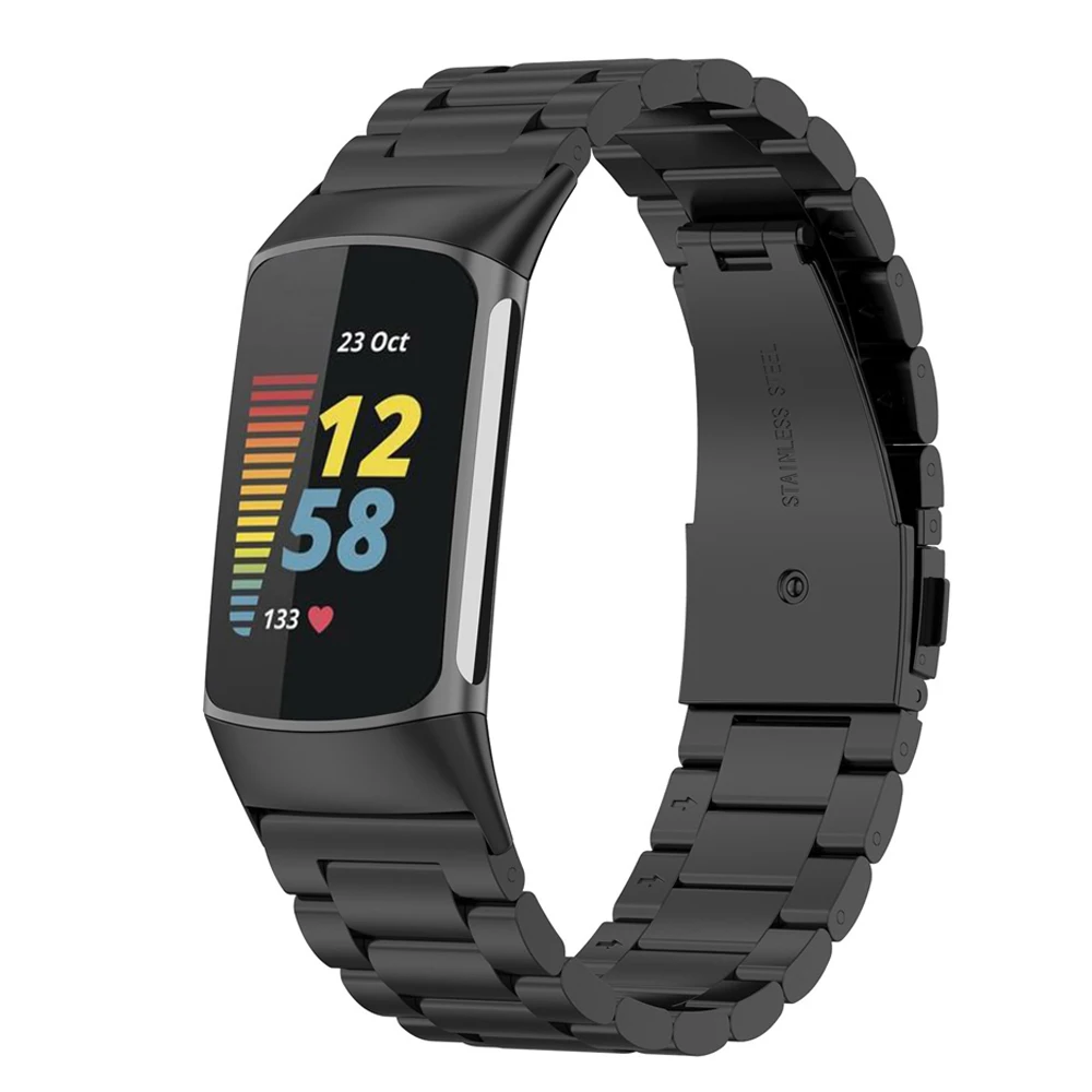 Cinturino In Acciaio Inossidabile Per Fitbit Charge 6 5 Accessori Per Cinturini Cinturino Regolabile In Metallo Bracciale Correa Fitbit Charge 5 6 Cin