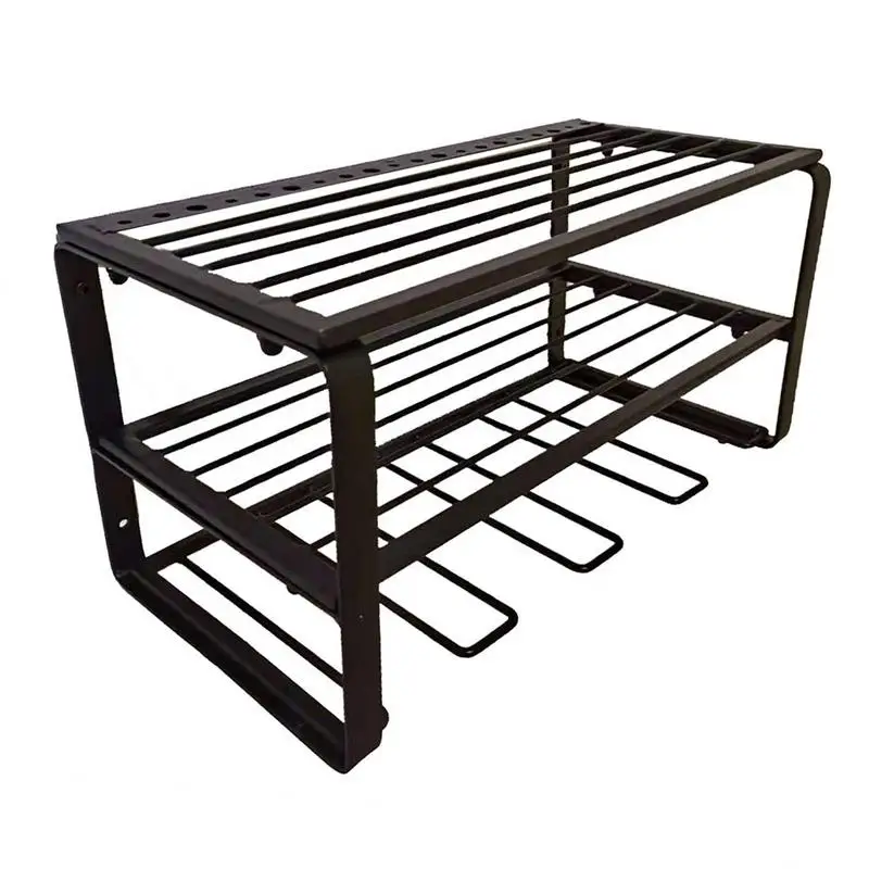 Hand Power Tool Organizer Rack 3 Layers Wall Mount Workshop Garage Mobile Tool Shelf Heavy Duty Electric Drill Holder tool organizer power tool holder