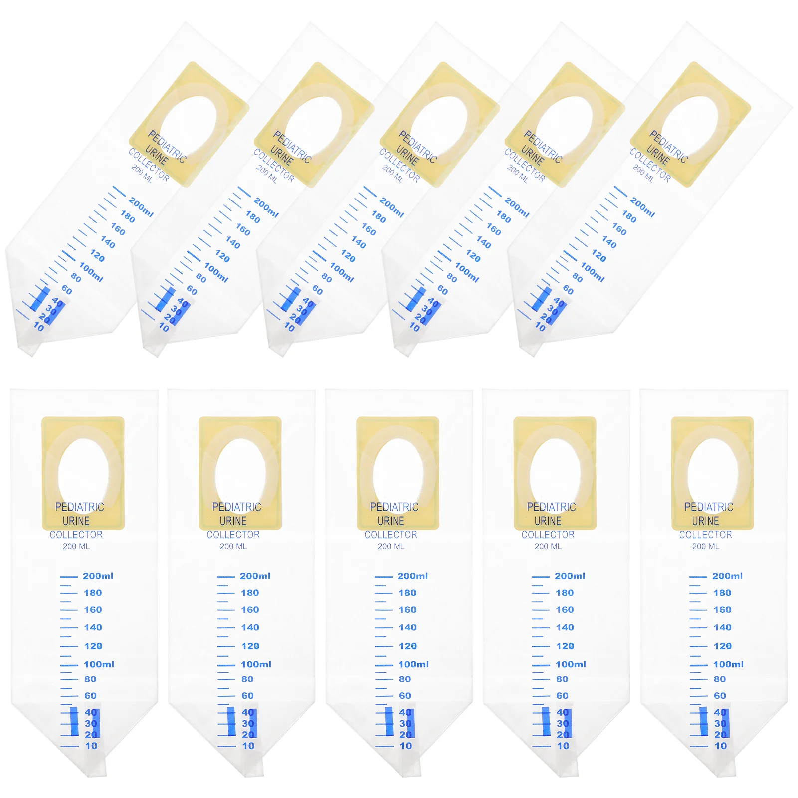 Disposable Urine Bag Pediatric Urine Bag Transparent Infant Baby Urinal Bags Health Care Urological Consumables 20Pcs