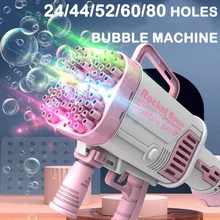 

Electric Bubble Machine Gun Toys Soap Water Bubble Machine Bubble Machine Gun Magic Toys for Child Automatic Gatling Bubble Gun