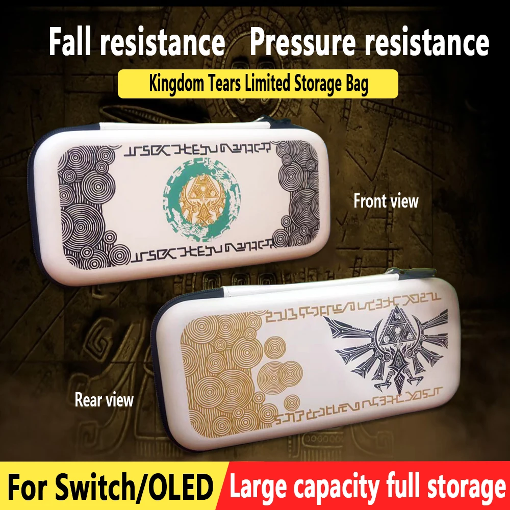 Per Zelda Kingdom Tear Storage Bag Per Nintendo Switch Oled Storage Bag Accessori Per Borse Di Protezione Portatili Da Viaggio Ad Alta Capacità